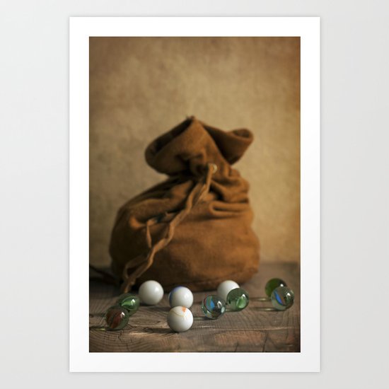 Marbles Art Print