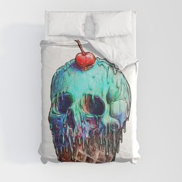 Ice Cream Skull Comforter