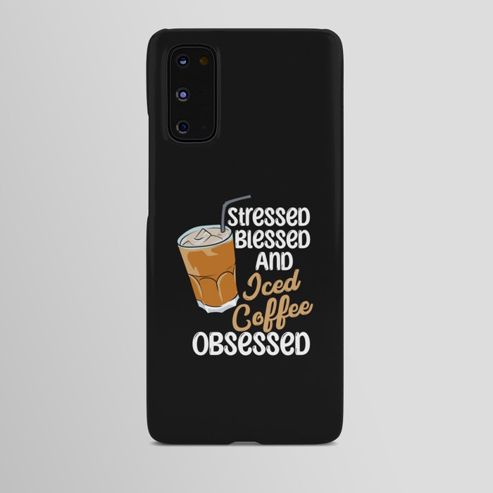 Iced Coffee Obsessed Android Case