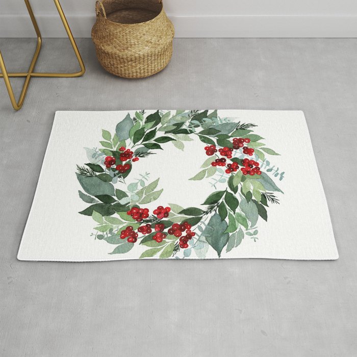 Holly Berry Rug
