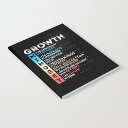 Motivational Quotes Growth for Entrepreneurs Notebook