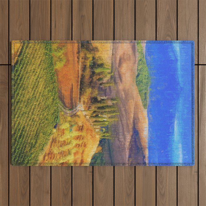 Tuscany Vineyards Outdoor Rug