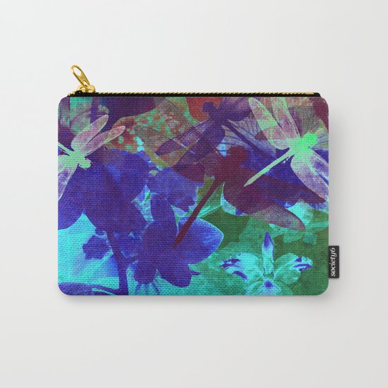 Dragonflies W Carry-All Pouch