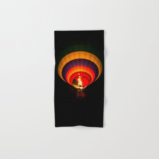 Night hot air balloon adventure Hand & Bath Towel