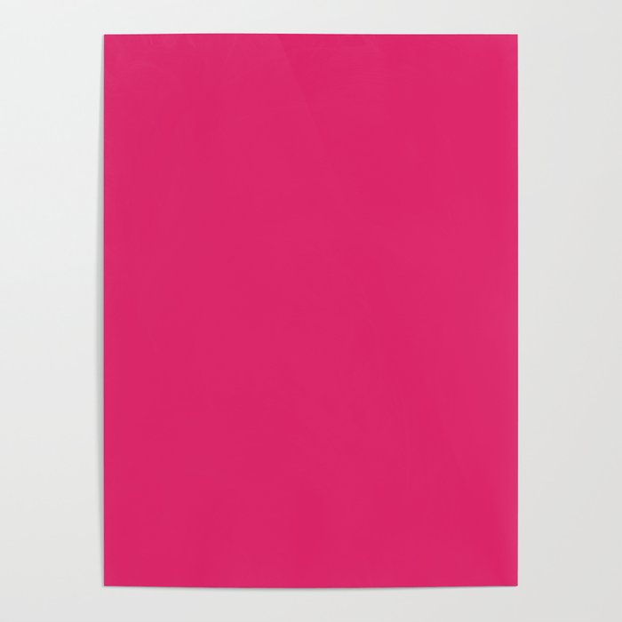 From The Crayon Box Razzmatazz Bright Pink Solid Color / Accent Shade / Hue / All One Colour