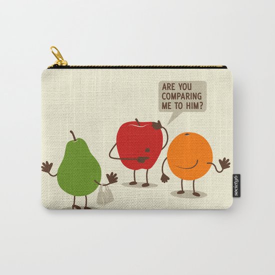 Like Apples and Oranges Carry-All Pouch