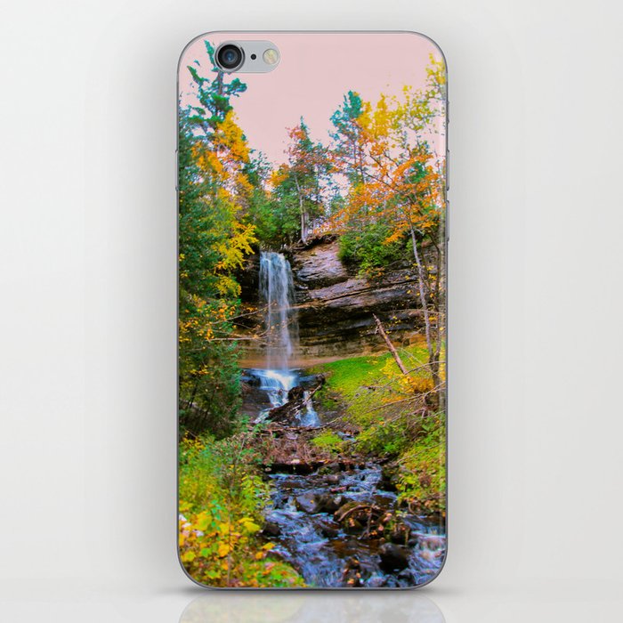 Upper Peninsula Michigan Waterfall Fine Art Landscape Photography Wall Decor iPhone Skin