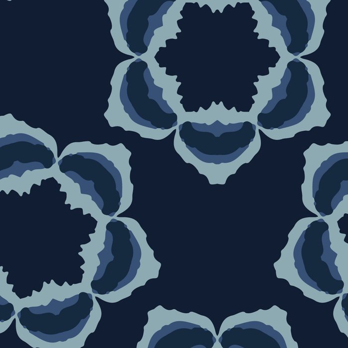 Batik  Flower  Motif Indonesian Style  Hand Drawn Leggings by 