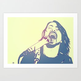 Dave Grohl Art Print