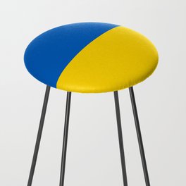 Blue and Yellow Flag Horizontal Counter Stool