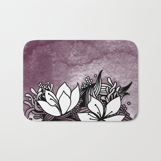 Flower Tangle Bath Mat