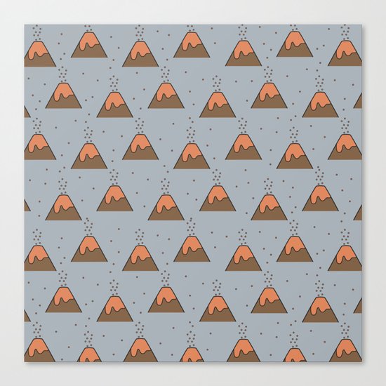 Volcano Pattern #2 Canvas Print