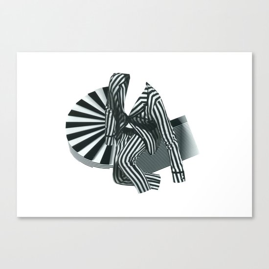 Mr. Zebra Canvas Print