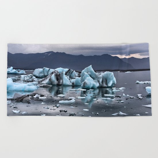 Glacial Dreams Beach Towel
