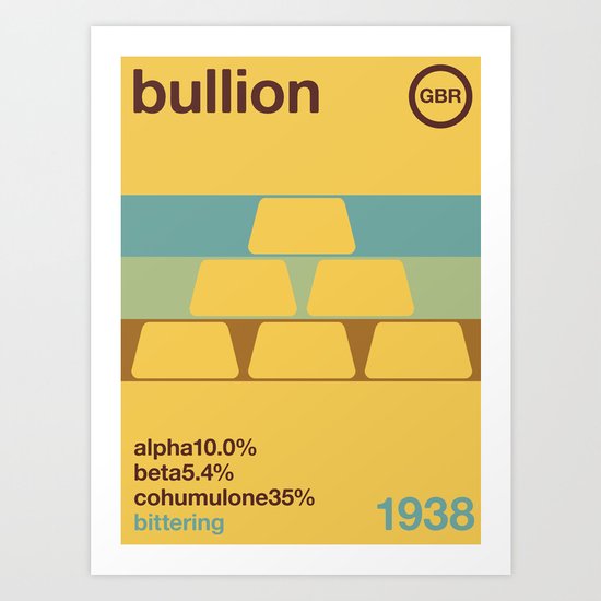 bullion//single hop Art Print