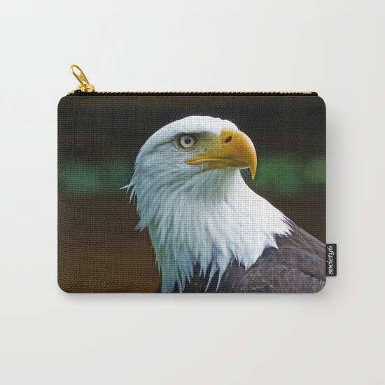 American Bald Eagle Head Carry-All Pouch