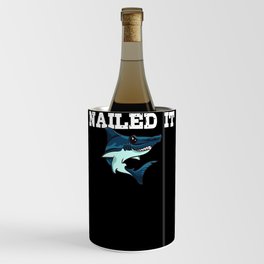 Hammerhead Shark Head Tooth Funny Wine Chiller