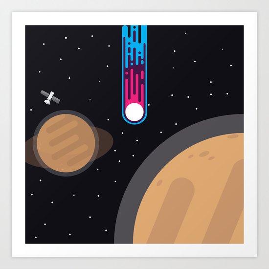 Meteor Art Print