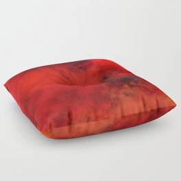 Red Energy Floor Pillow