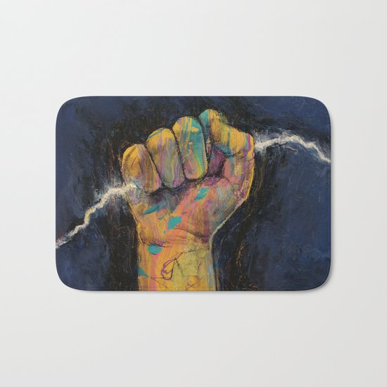 Lightning Bath Mat