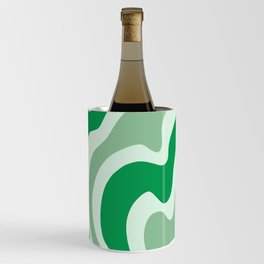 Sage green swirl Wine Chiller