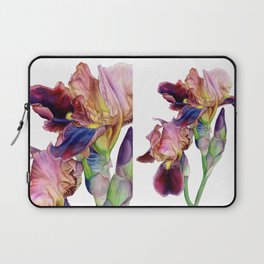 Watercolor Irises Laptop Sleeve
