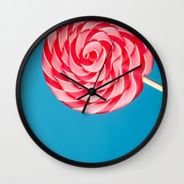 Delicious Retro Candy Lollipop Wall Clock