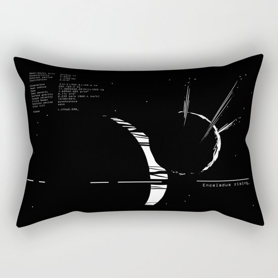 Enceladus rising_ Rectangular Pillow
