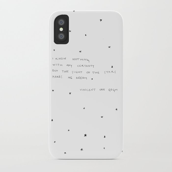 sight of the stars makes me dream iphone case