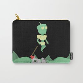 A Ghastly Crime Carry-All Pouch | Pop Surrealism, Sci-Fi, Curated, Vector, Digital 