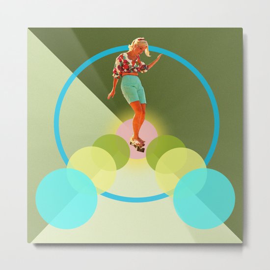 Skate for peace Metal Print