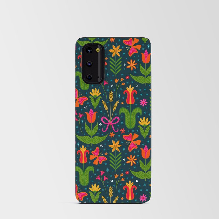 bright and folky Android Card Case