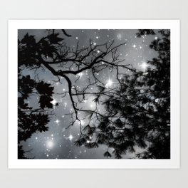 Starry Night Sky Art Print