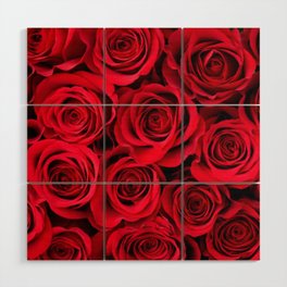 Roses Galore Wood Wall Art