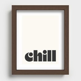 Chill Recessed Framed Print