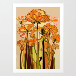 Prints Match | Art Home\'s Any Decor to Society6 Orange