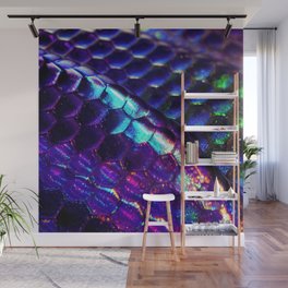 Purple Snake/dragon Scales Wall Mural