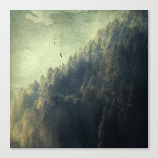 Tree Mountain Canvas Print