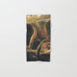 Norse Myths Kraken Sea Monster Hand & Bath Towel