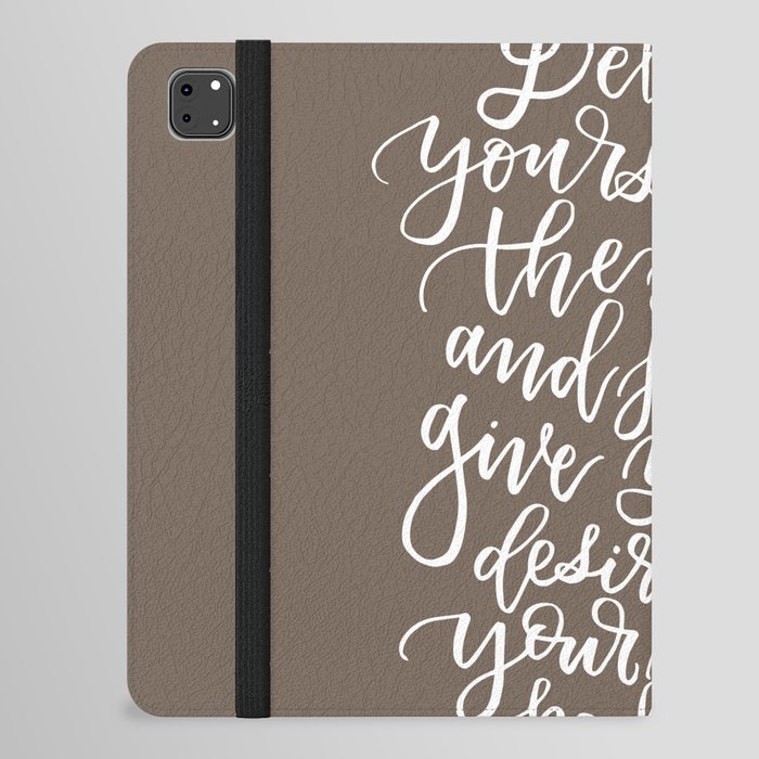 PSALM 37.4 - DELIGHT YOURSELF IN THE LORD iPad Folio Case