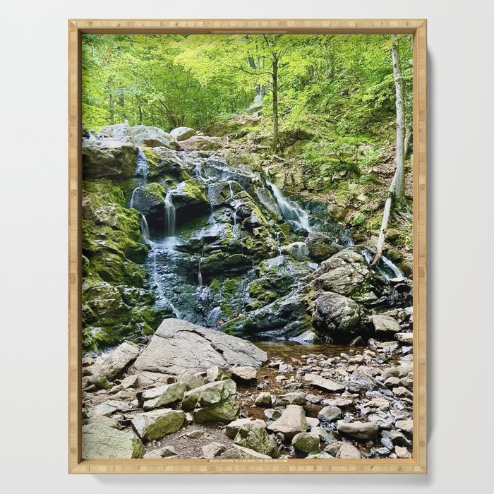 Waterfall in the Valley Serving Tray