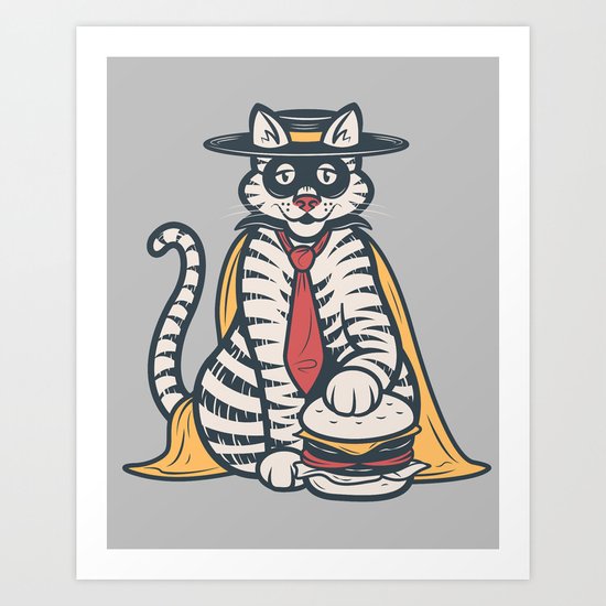 The Cheeze Burglar Art Print