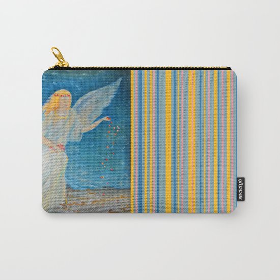 Bless me | Guardian Angels are Here | Angel of Abundance | Love Carry-All Pouch