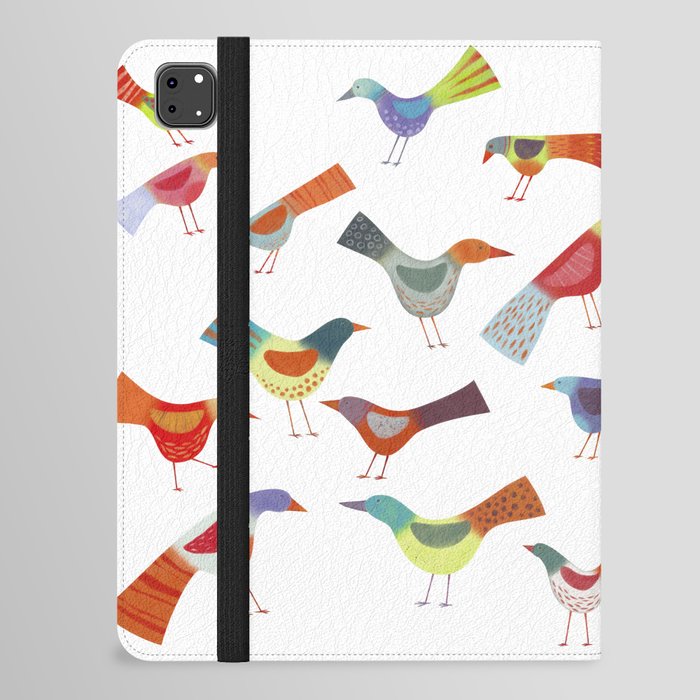 Birds doing bird things iPad Folio Case