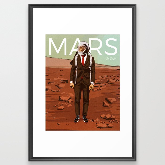 Mars 2085 Framed Art Print