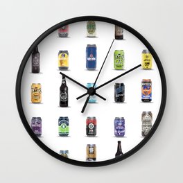 Beers of Cincinnati Wall Clock