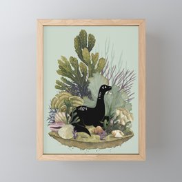 Tiny Nessie Framed Mini Art Print