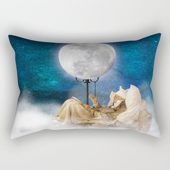 Good Night Moon Rectangular Pillow