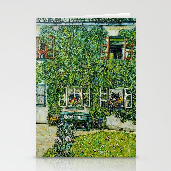 Gustav Klimt - The House of Guardaboschi Stationery Cards