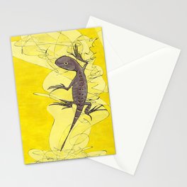 Frank the Lizard Stationery Card